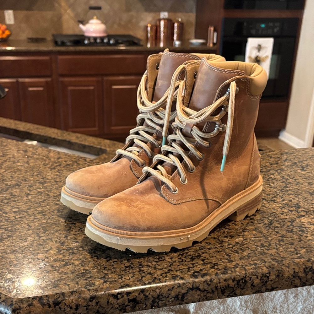 Sorel Men's Brown Leather Boots